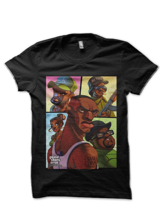Grand Theft Auto San Andreas T-Shirt Style003