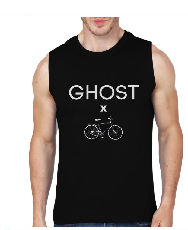 Ghost Gym Sleeveless T-Shirt Style010