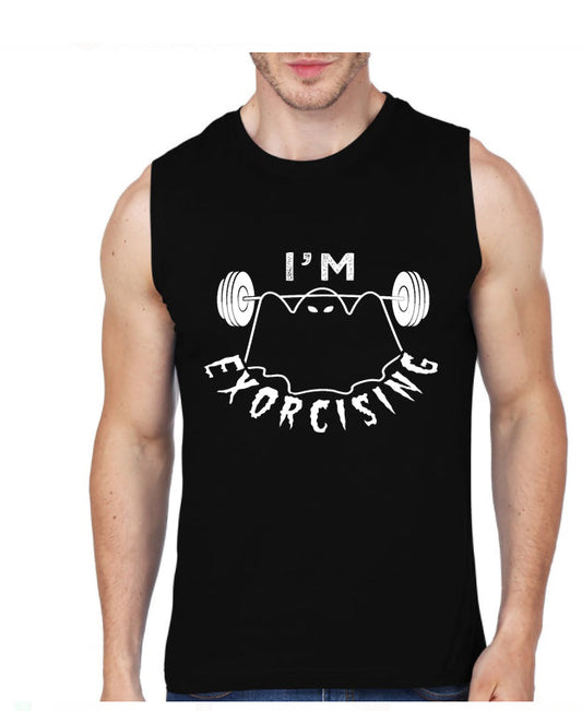 Ghost Gym Sleeveless T-Shirt Style008