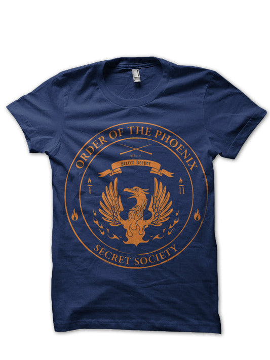 Harry Potter Navy Blue T-shirt Style001