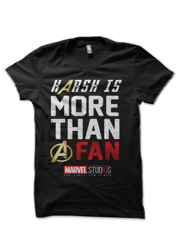More Than A Fan Black T-Shirt Style004
