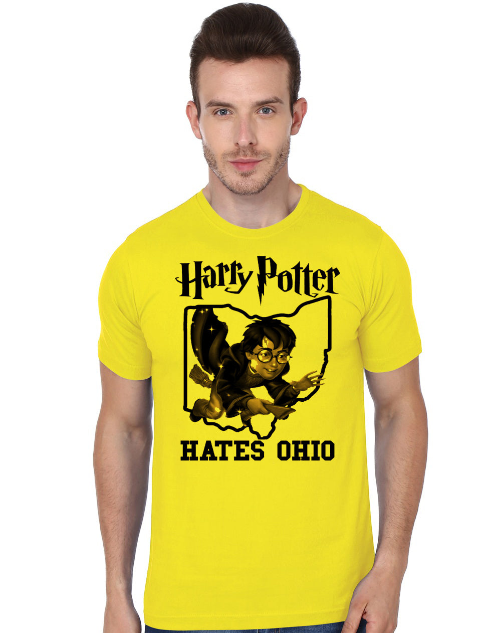 Harry Potter Hates Ohio Yellow T-Shirt