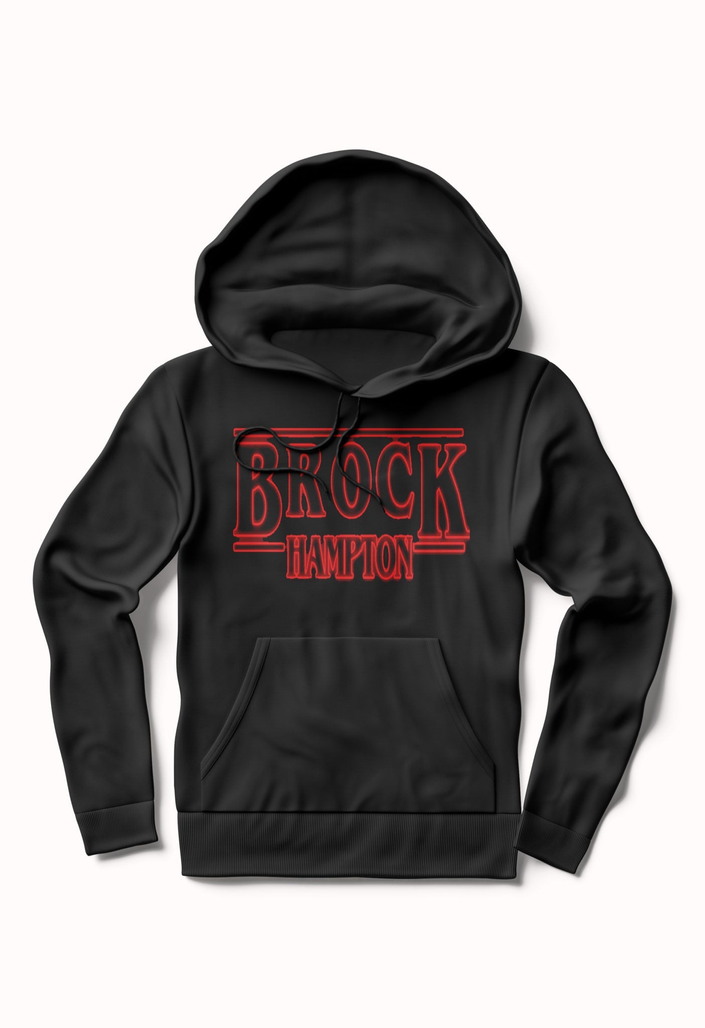 Brockhampton â€“ Stranger things Black Hoodie