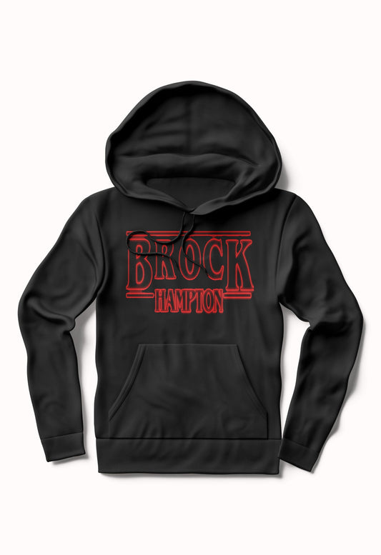 Brockhampton â€“ Stranger things Black Hoodie