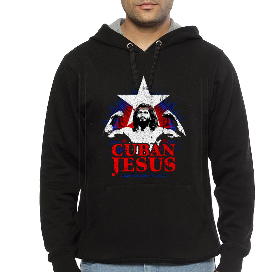Cuban Jesus â€“ Jorge Masvidal Black Hoodie