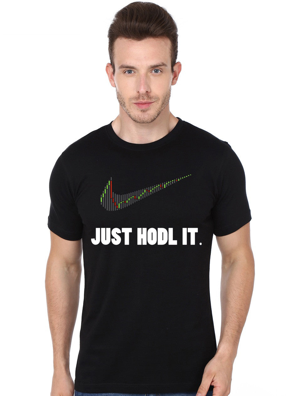 Just Hodl It Black T-Shirt