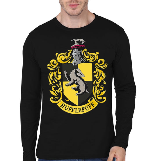 Hufflepuff Black Full Sleeve T-Shirt