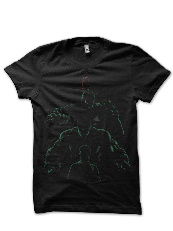 Hulk Evolution Black T-Shirt