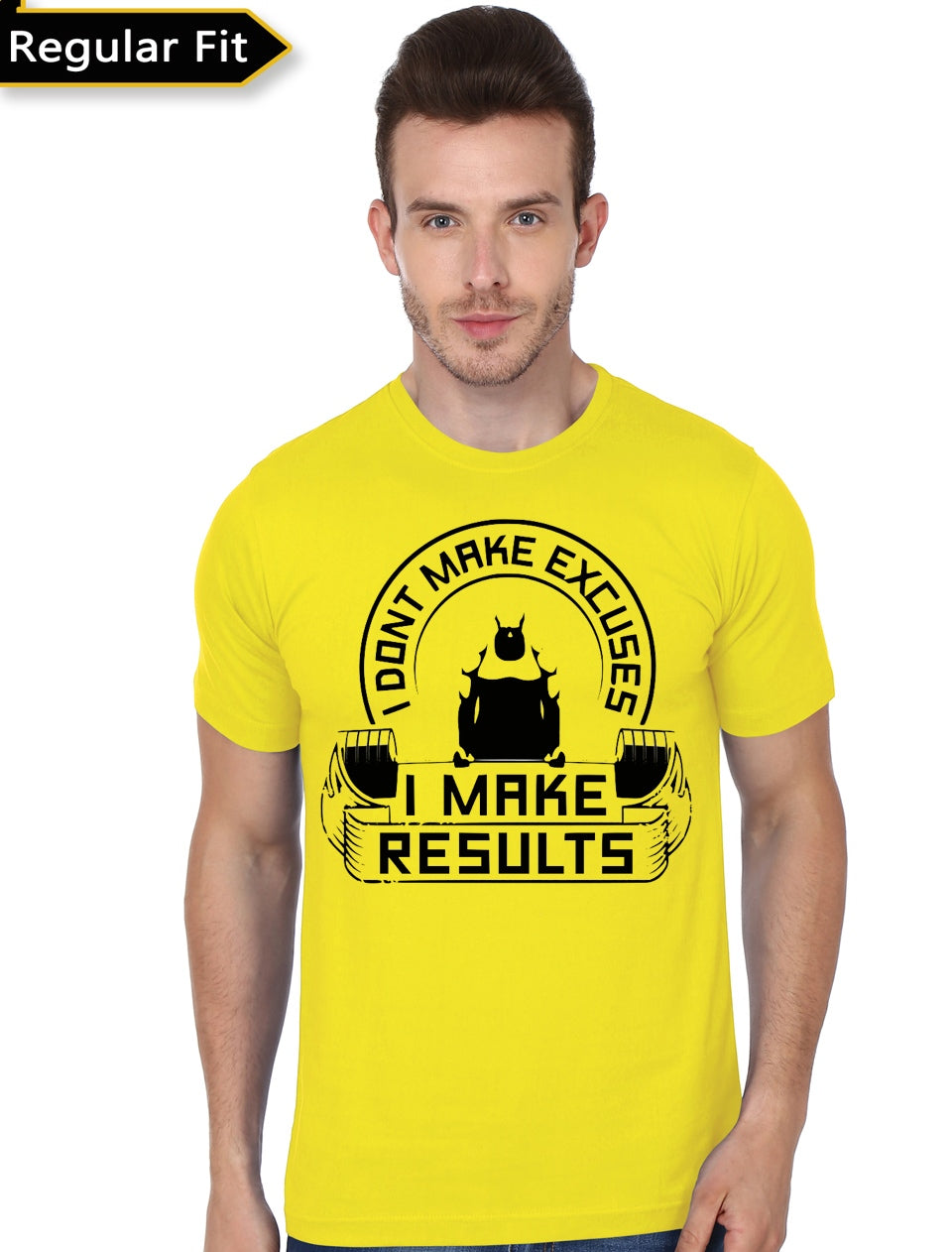 Dont Make Excuse Yellow Tee