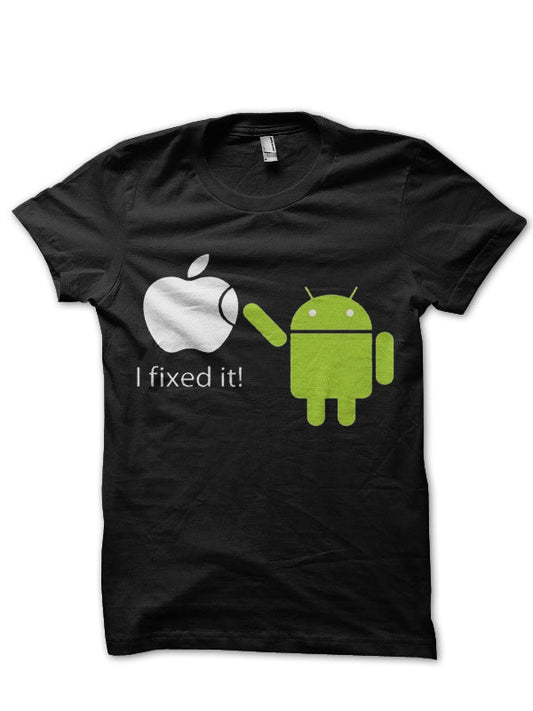 I Fixed It Android Repair Apple Funny T-Shirt