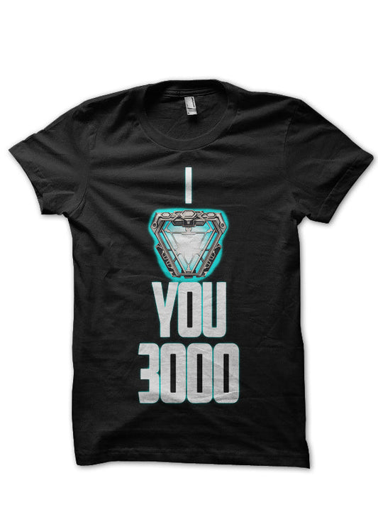 I Love You 3000 Black T-Shirt