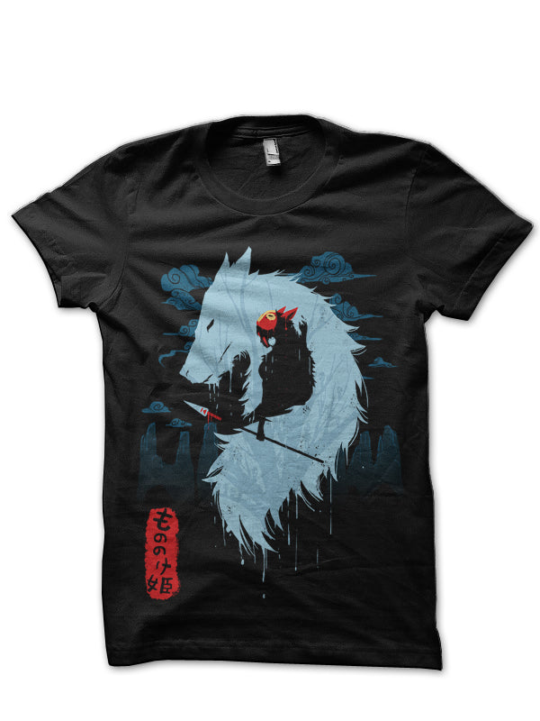 Mononoke Hime Black T-Shirt