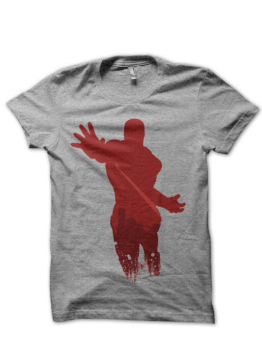 Iron Man Grey Tee Style002