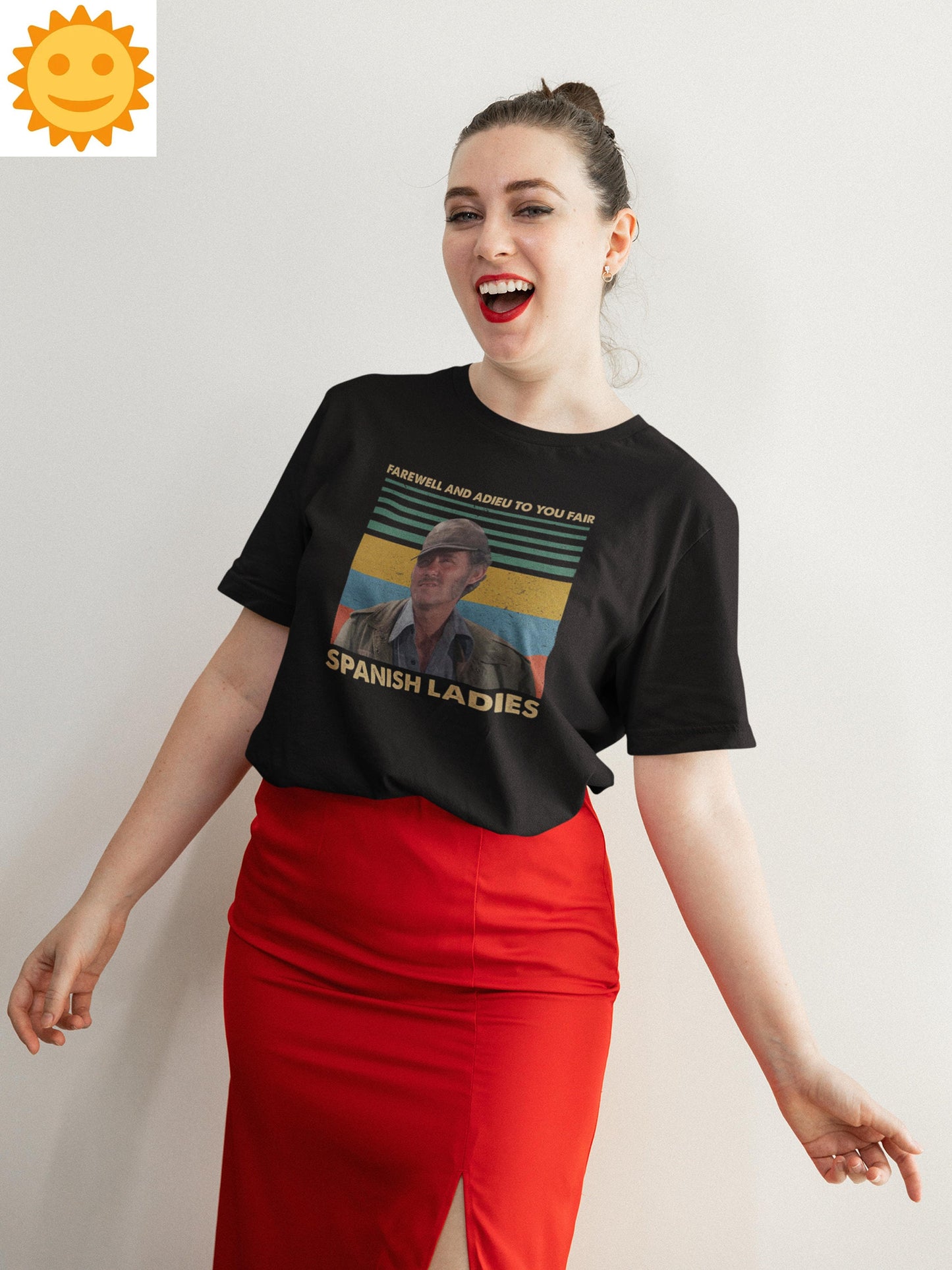 Farewell And Adieu To You Fair Spanish Ladies Vintage T-Shirt, Jaws Shirt, 70s Movie Shirt, Shark Thriller Shirt, Action Movie Shirt
