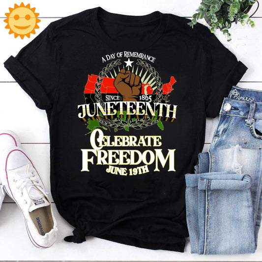 A Day Of Rememrance Since 1865 Juneteenth Vintage T-Shirt, Black Lives Matter Shirt, Anti Racist Shirt, Black Woman Shirt, Juneteenth Shirt