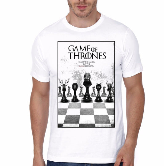 Game Of Thrones Chess White T-Shirt