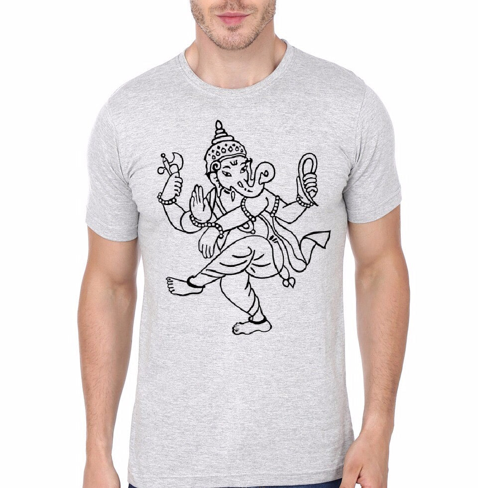 Ganpati Grey T-Shirt