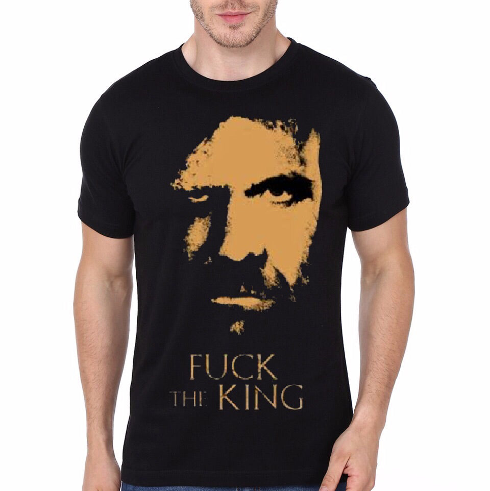 Fuck The King Black T-Shirt Style001