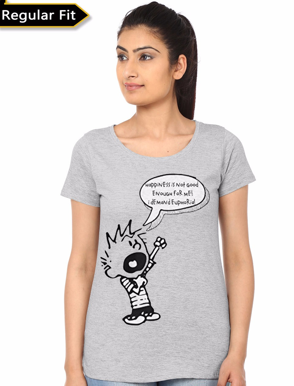Calvin Grey Girls T-Shirt
