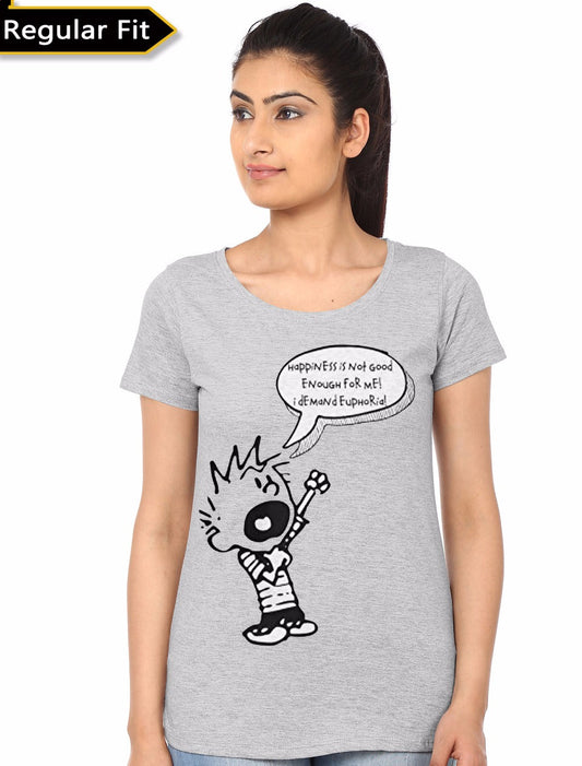Calvin Grey Girls T-Shirt