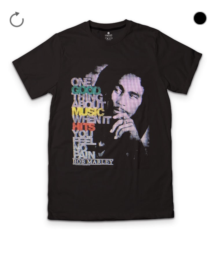 Bob Marley Black T-Shirt Style001