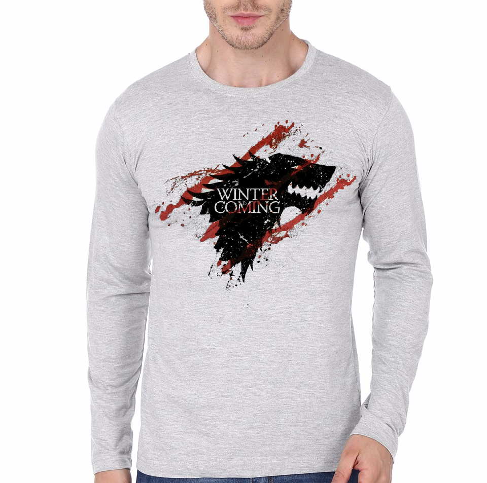 Bloody Winter Grey Full Sleeve T-Shirt