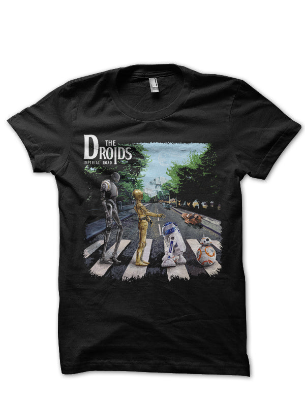 Droids Black T-Shirt