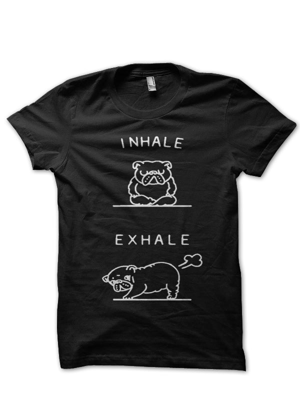Inhale And Exhale Half Sleeve T-Shirt