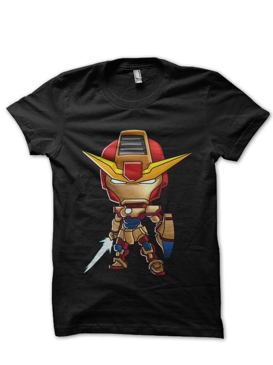Iron Man Black Tee Style004