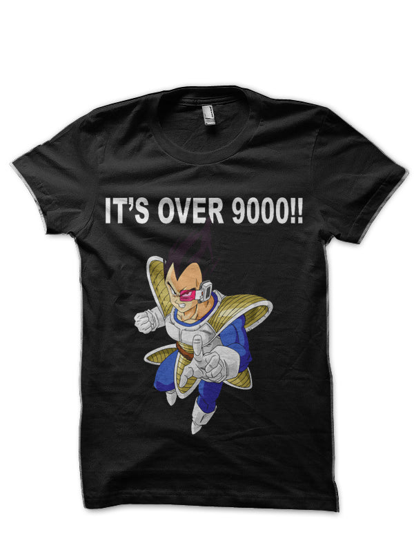 Itâ€™s Over 9000 Black T-Shirt