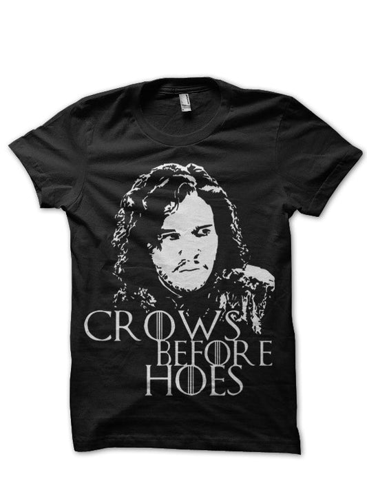 Jon Snow Black T-Shirt Style001