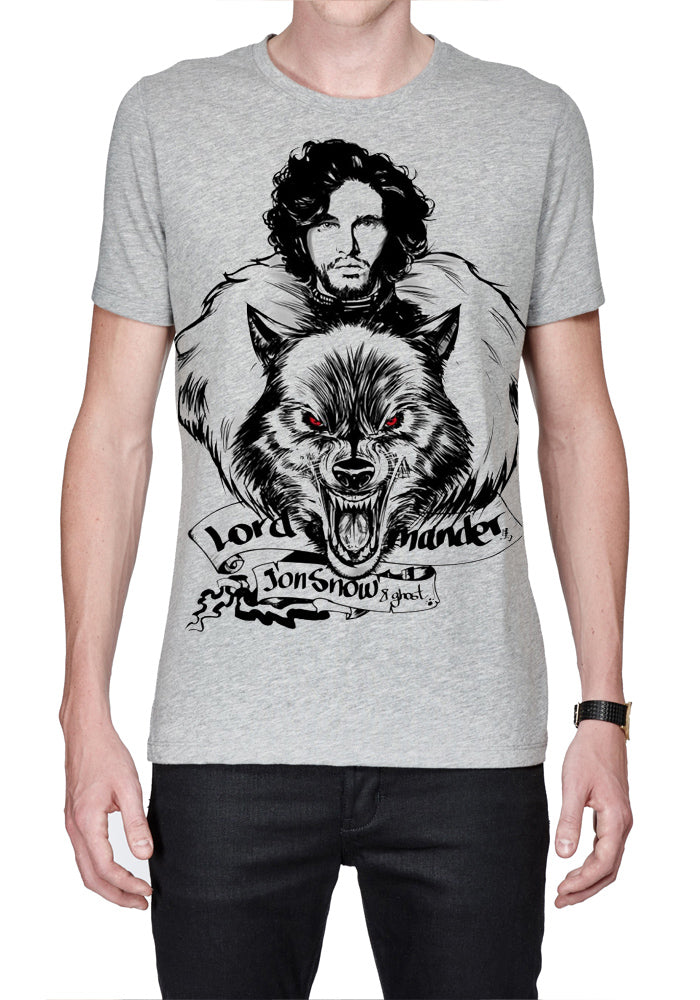 Jon Snow And Ghost T-Shirt