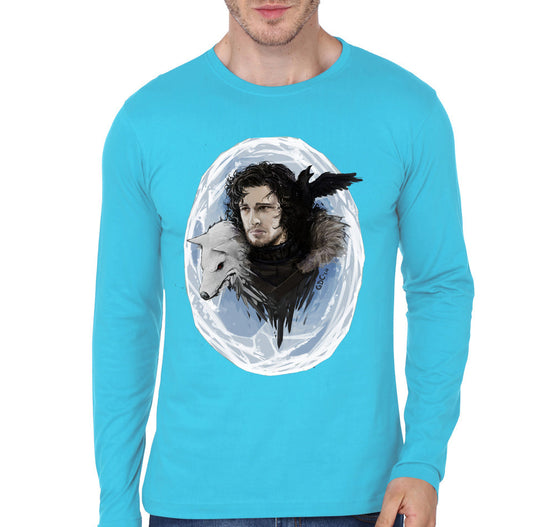 Jon Snow Light Blue Full Sleeve Tee