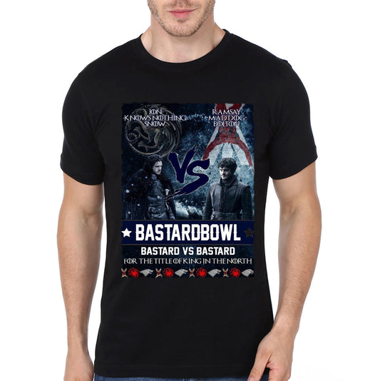 Jon Snow Black Tee Style001