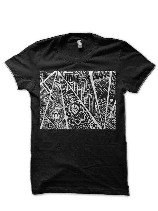 Inktober Tripping Black T-Shirt