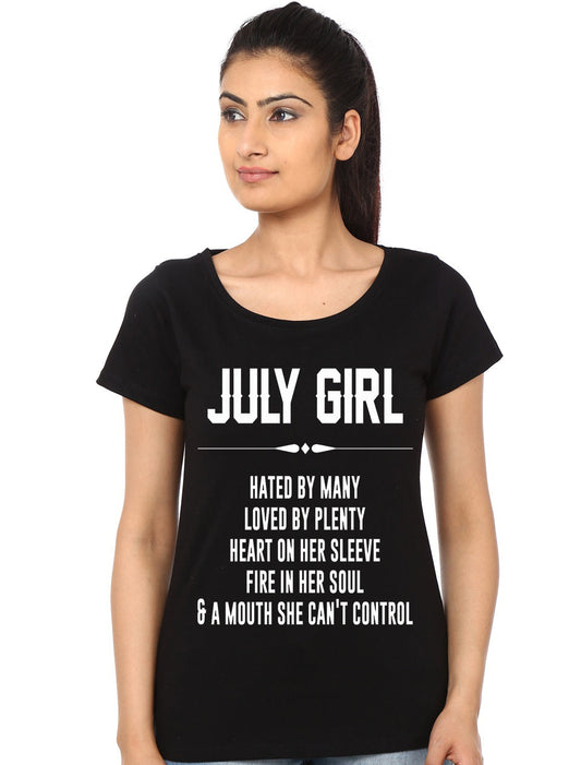 July Girl Black Top