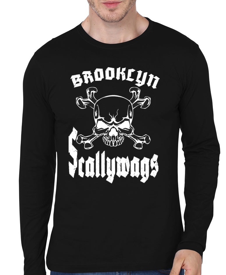 Brooklyn Full Sleeve Black T-Shirt