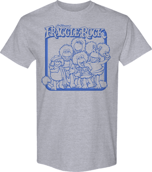 Monochrome Group Photo Fraggle Rock T-Shirt