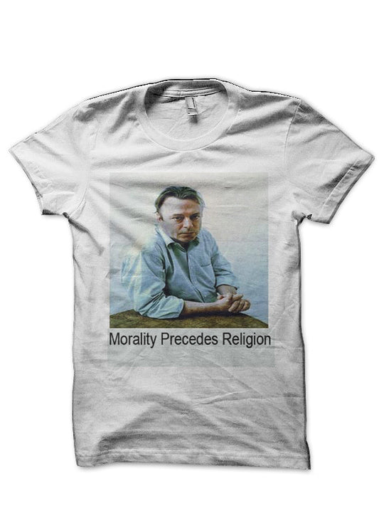 Morality Precedes Religion White Half Sleeve T-Shirt