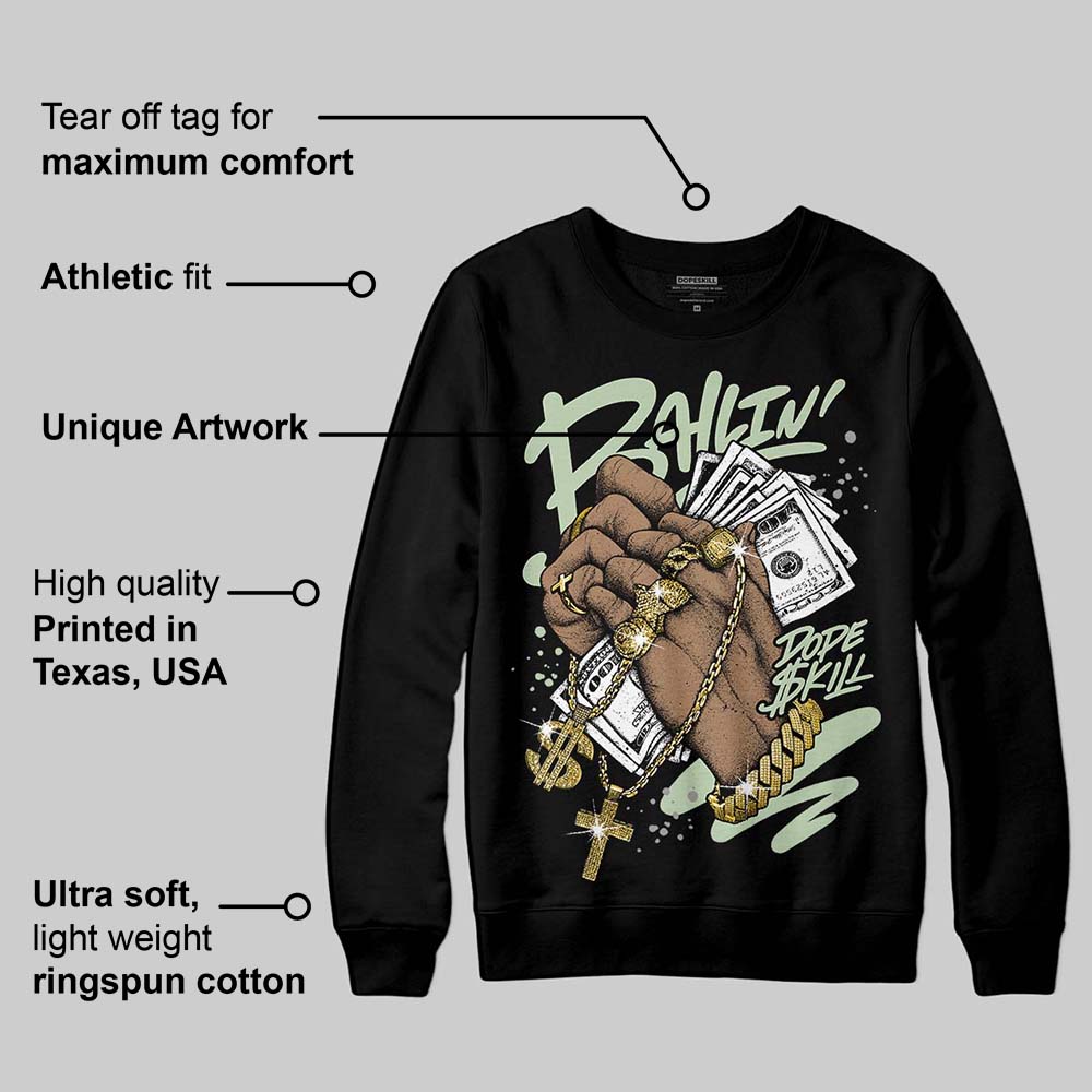 Seafoam 4s 2025 DopeSkill Sweatshirt Always Ballin' Graphic
