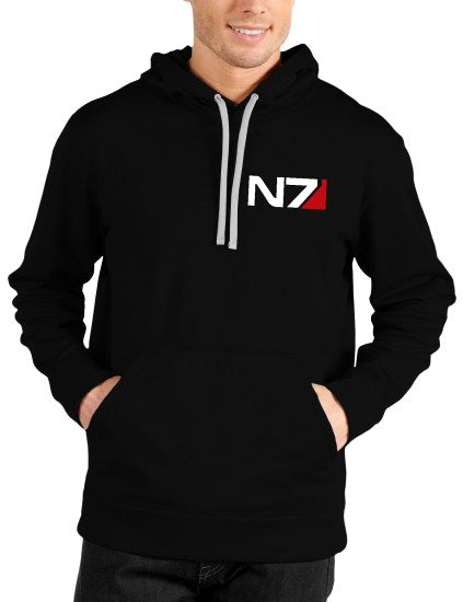 N7 Mass Effect Black Hoodie