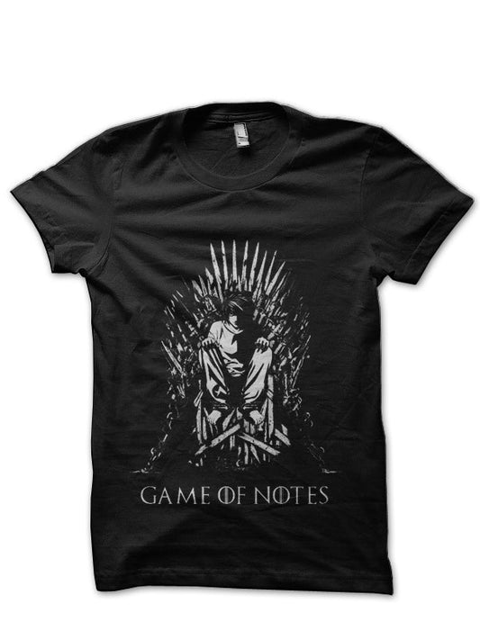 Game of Notes â€“ Death Note Black T-Shirt