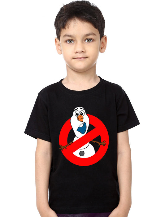 Frozen Kidâ€™s Black Unisex T-Shirt