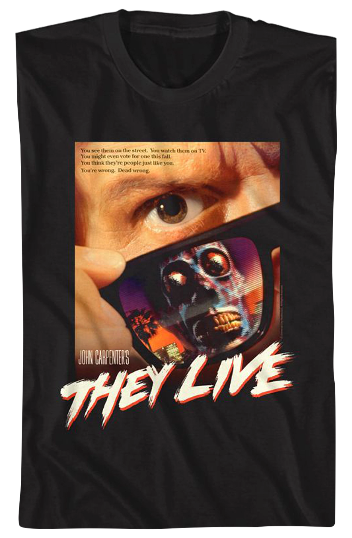 Poster They Live T-Shirt