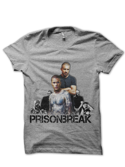 Cast Of Prison Break Grey T-Shirt