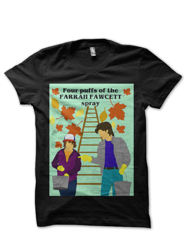 Dustin and Steve Stranger Things Half Sleeve T-Shirt