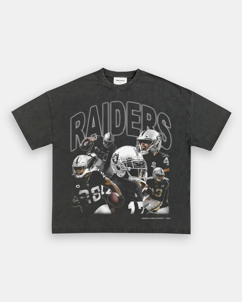 RAIDERS VINTAGE TEE (CUSTOM ORDER WITH BACK) - [DS] Style001