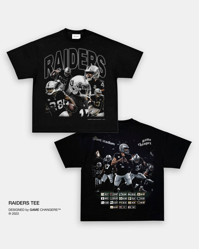 RAIDERS VINTAGE TEE (CUSTOM ORDER WITH BACK) - [DS] Style001