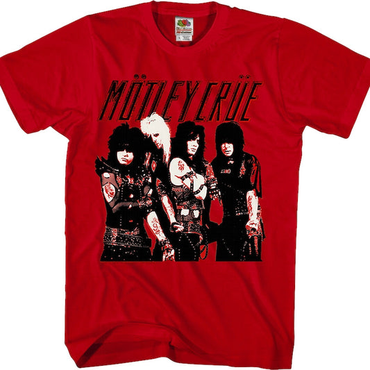 Red Photo Motley Crue T-Shirt