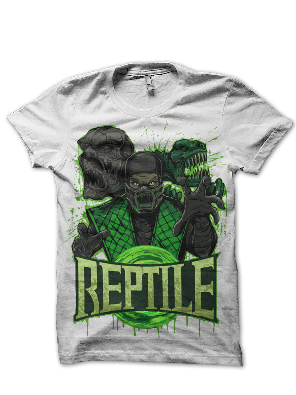 Reptile White Tee (Black Colour Available)